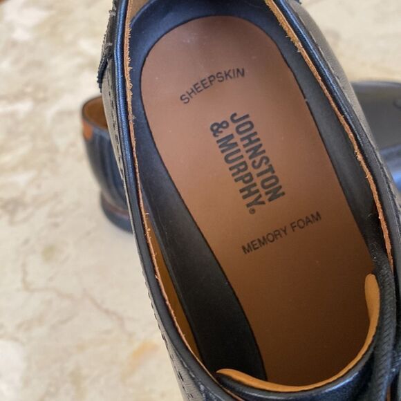 JOHNSTON & MURPHY Holden Wingtip Leather Brogues AS NEW - Picture 12 of 15